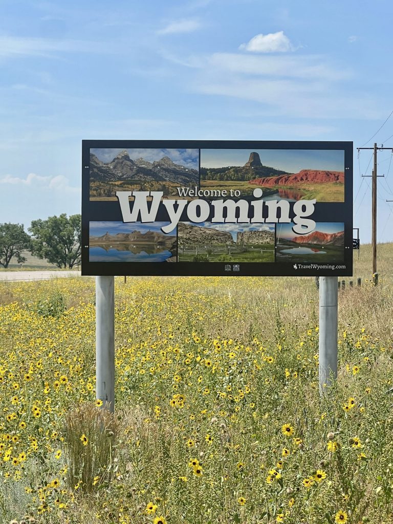 Anreise nach Casper, WY