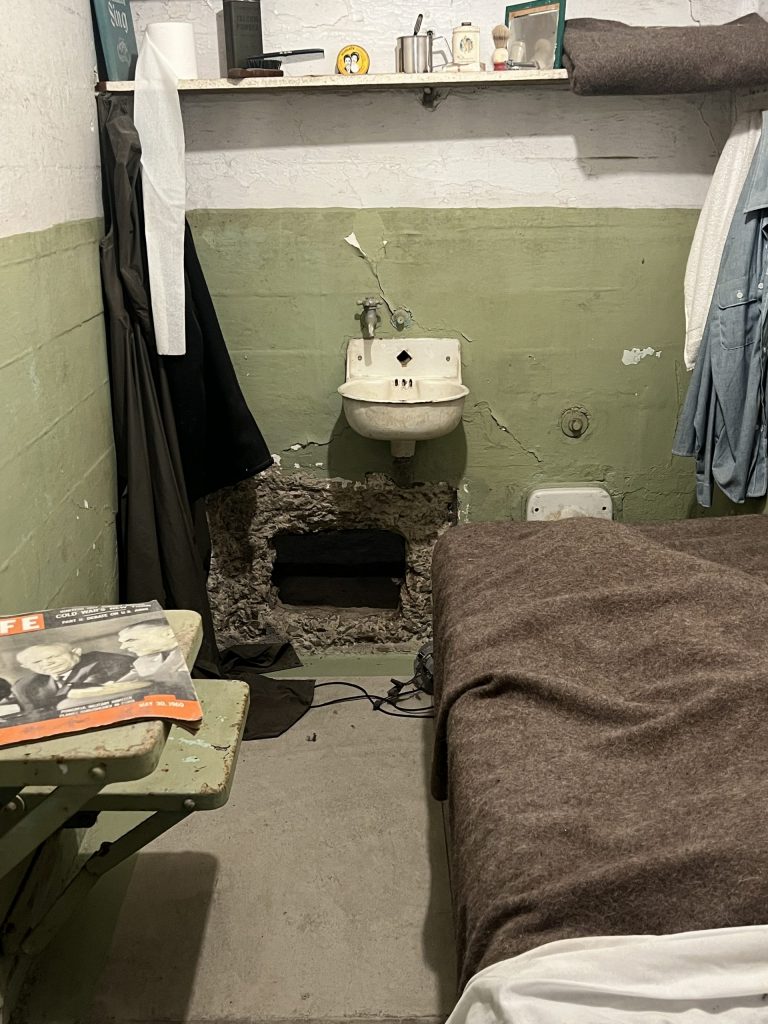 Alcatraz - vergrößerter Lüftungsschacht